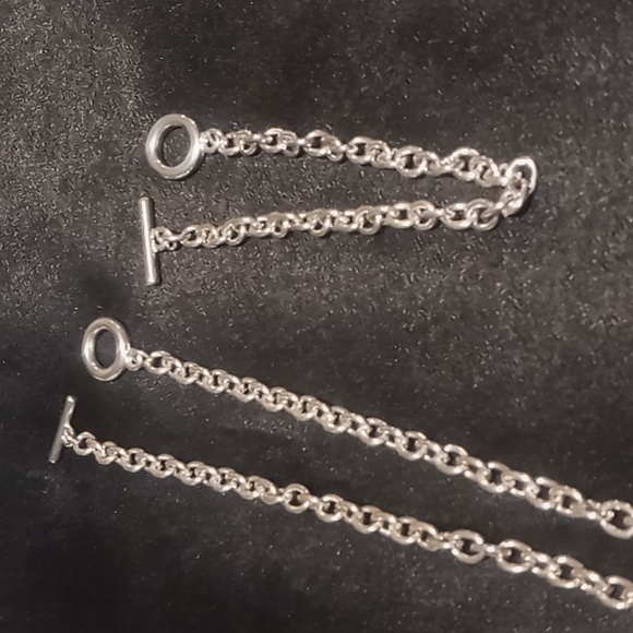 Toggle clasp circle Link necklace & bracelet set. - Picture 10 of 10